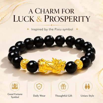 Pixiu Prosperity Bracelet - Wealth, Protection & Good Fortune Charm