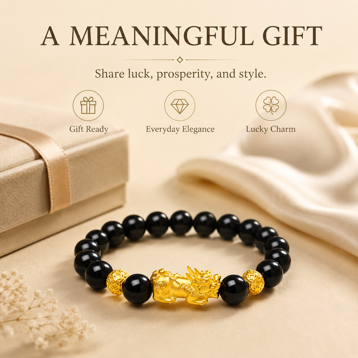 Pixiu Prosperity Bracelet - Wealth, Protection & Good Fortune Charm