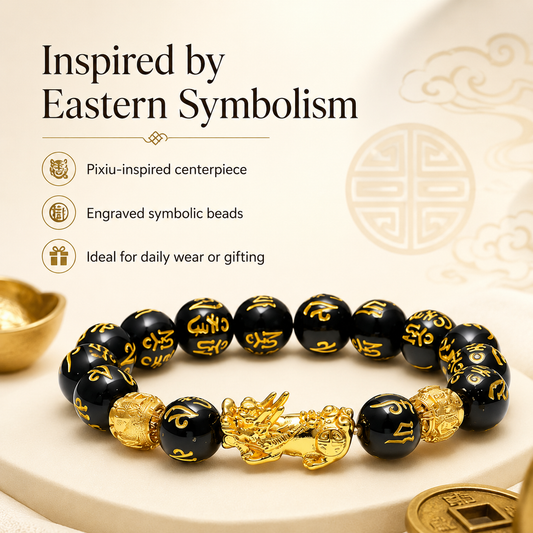 Pixiu Wealth Symbol Bracelet – Eastern-Inspired Good Fortune Charm